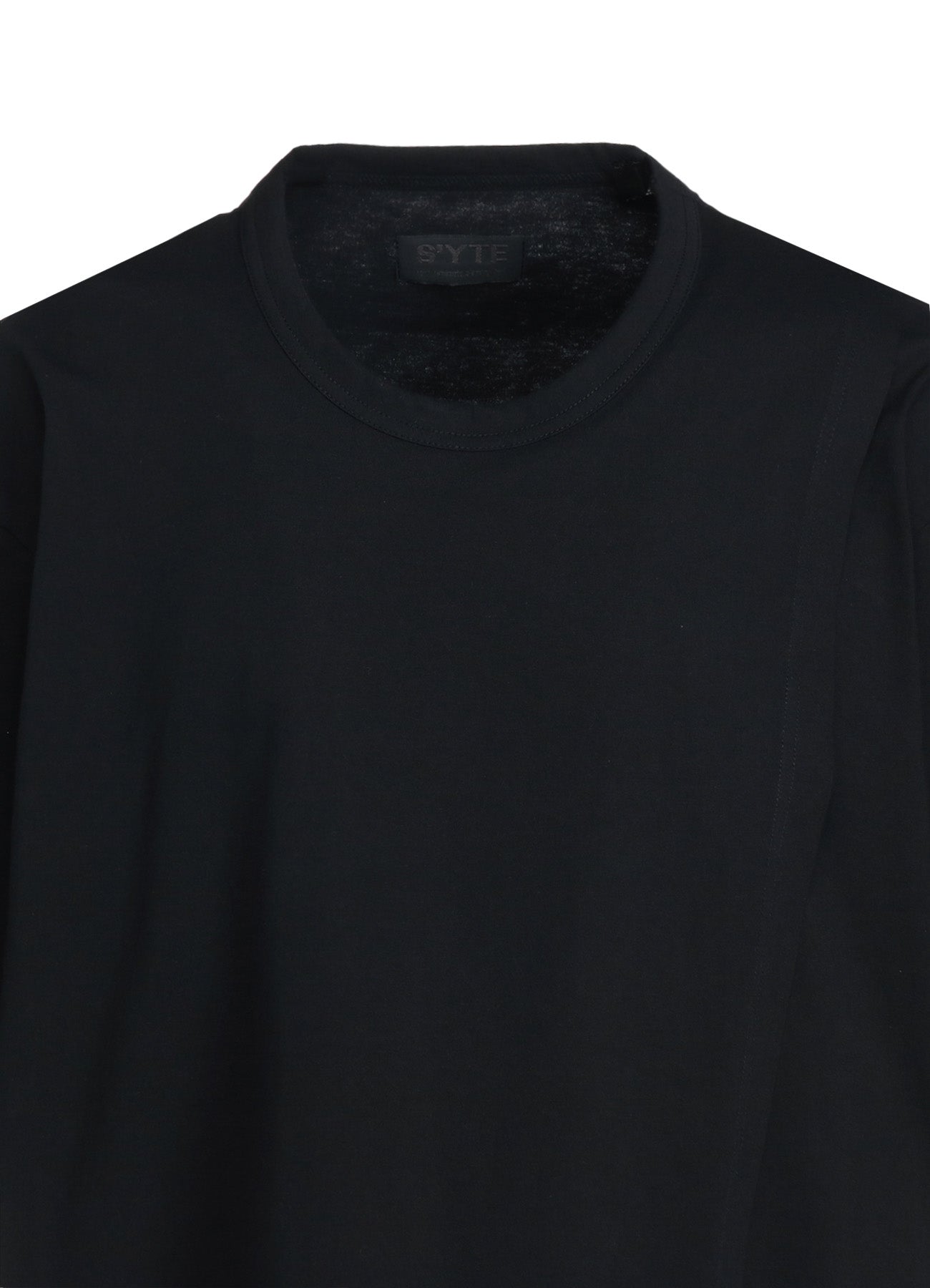 COTTON JERSEY LAYERED T-SHIRT