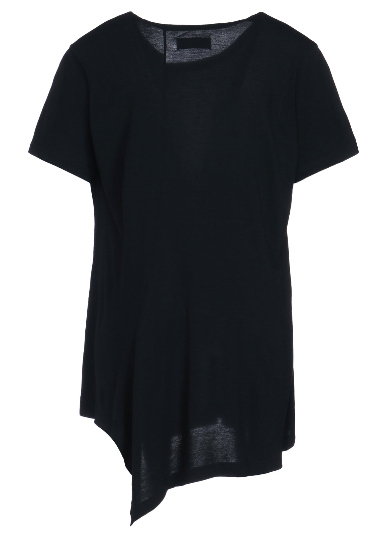 RAYON JERSEY DECONSTRUCTED ASYMMETRICAL DESIGN T-SHIRTS