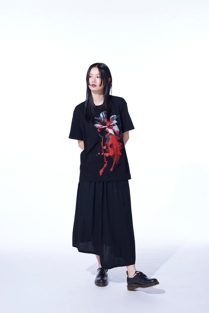 LILY FLOWER GRAPHIC T-SHIRT