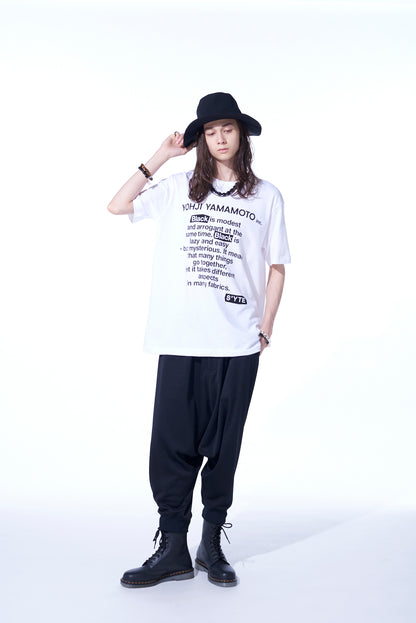 「BLACK IS MODEST」MESSAGE T-SHIRT