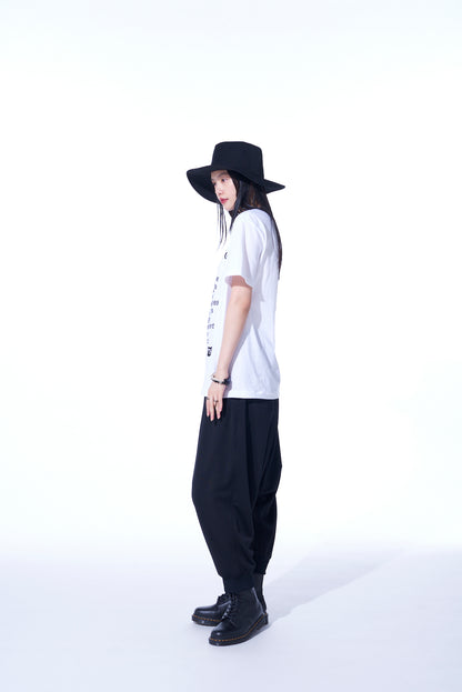 「BLACK IS MODEST」MESSAGE T-SHIRT