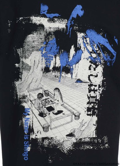 S'YTExKAZUO UMEZZ-MY NAME IS SHINGO- C/JERSEY T-SHIRT PRINTED WITH COMICS COVER ART”Cyber world”