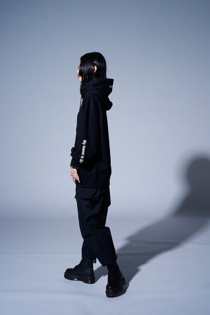 S'YTExKAZUO UMEZZ-MY NAME IS SHINGO- FRENCH TERRY HOODIE WITH PRINTED ILLUSTRATIONS“Marin”