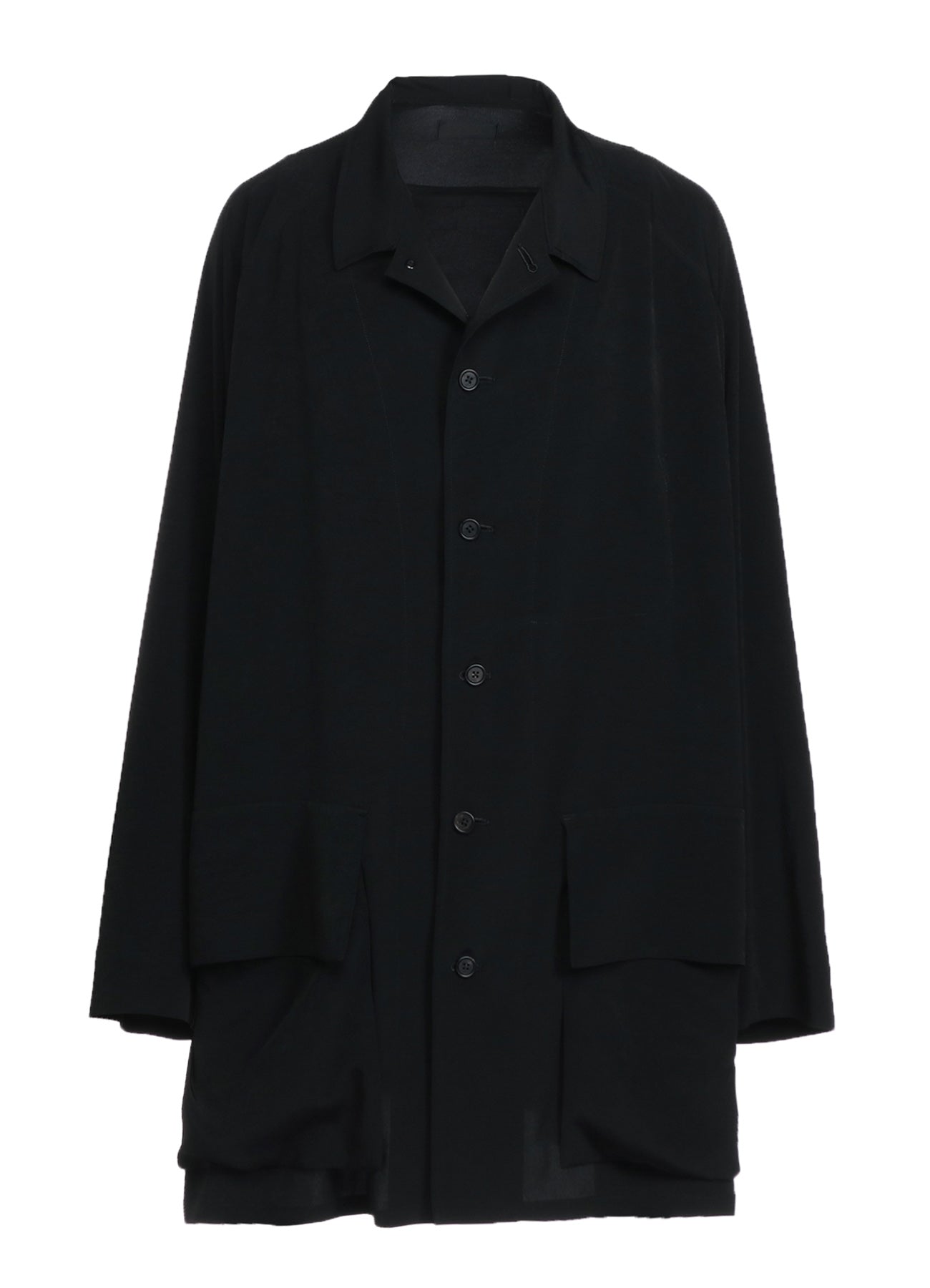 CREPE DE CHINE OVERSIZED TOPPER BLOUSON