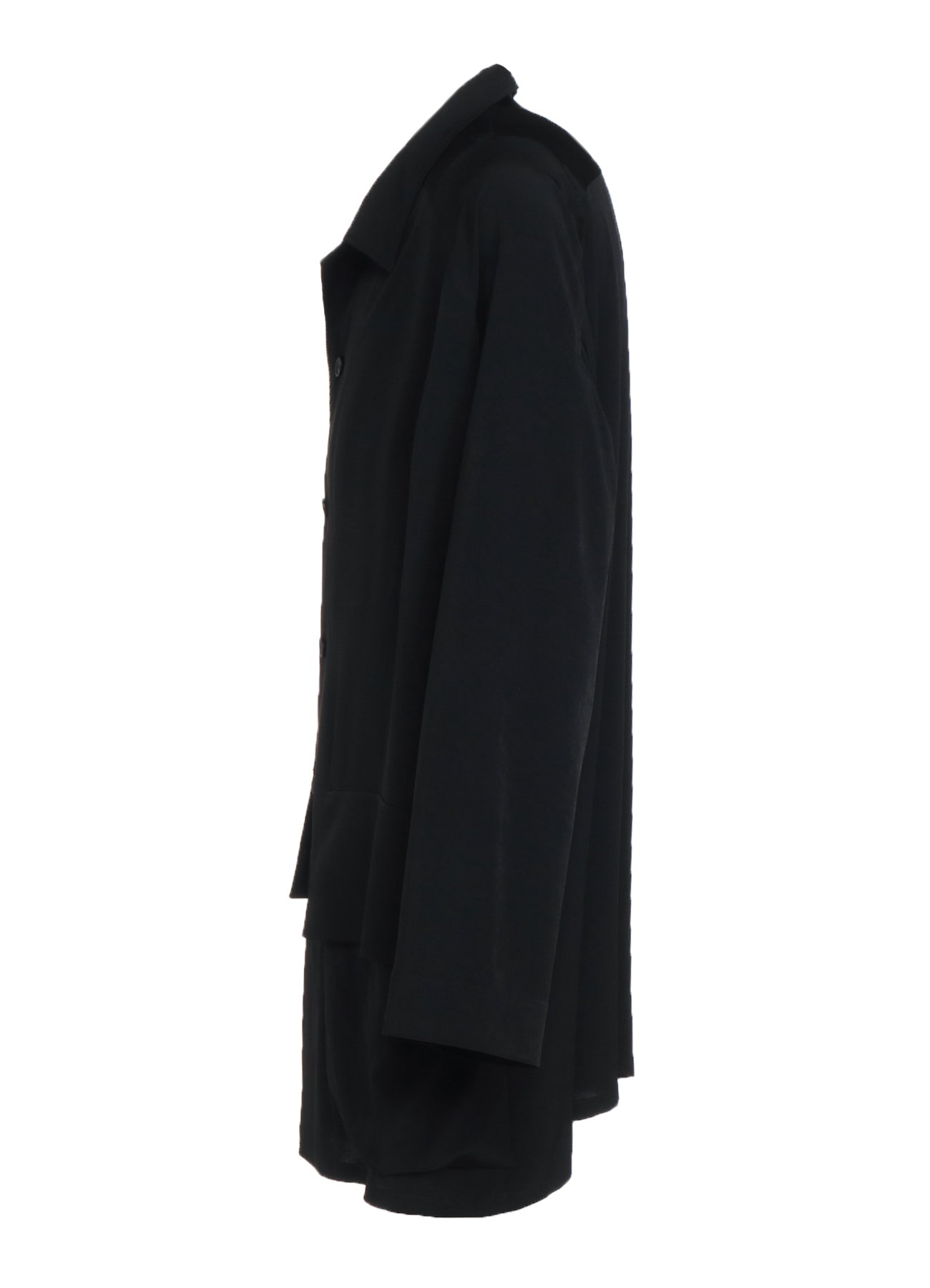 CREPE DE CHINE OVERSIZED TOPPER BLOUSON