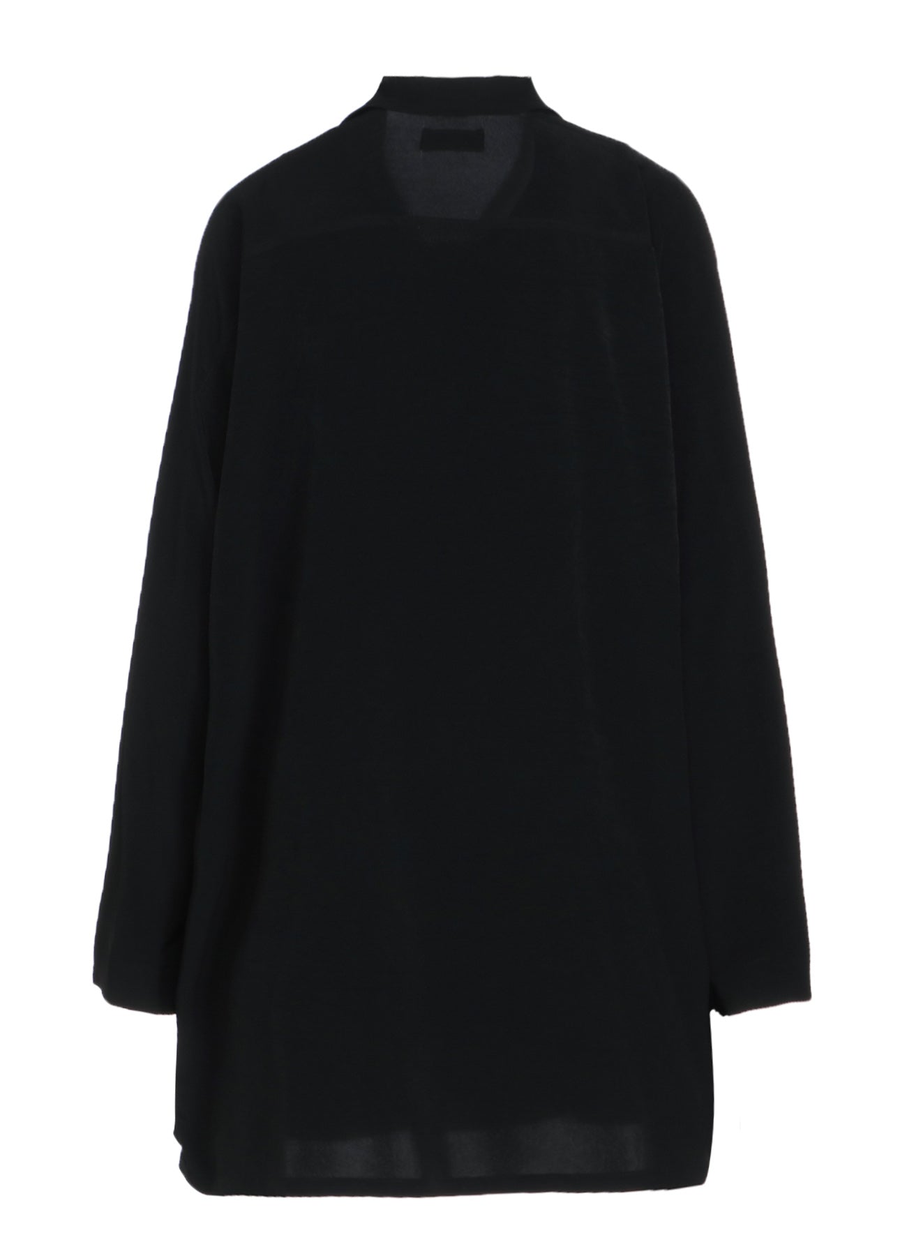 CREPE DE CHINE OVERSIZED TOPPER BLOUSON