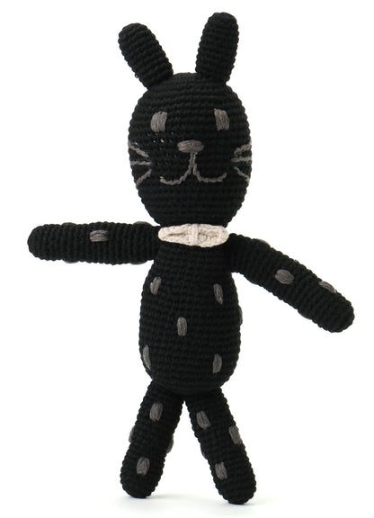 KNITTED POLKA DOT BUNNY