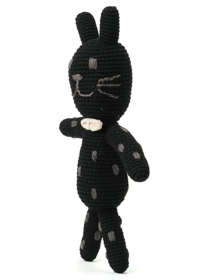 KNITTED POLKA DOT BUNNY