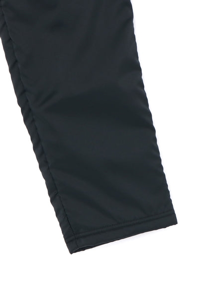 STRETCH TAFFETA + FLEECE SLIM PANTS