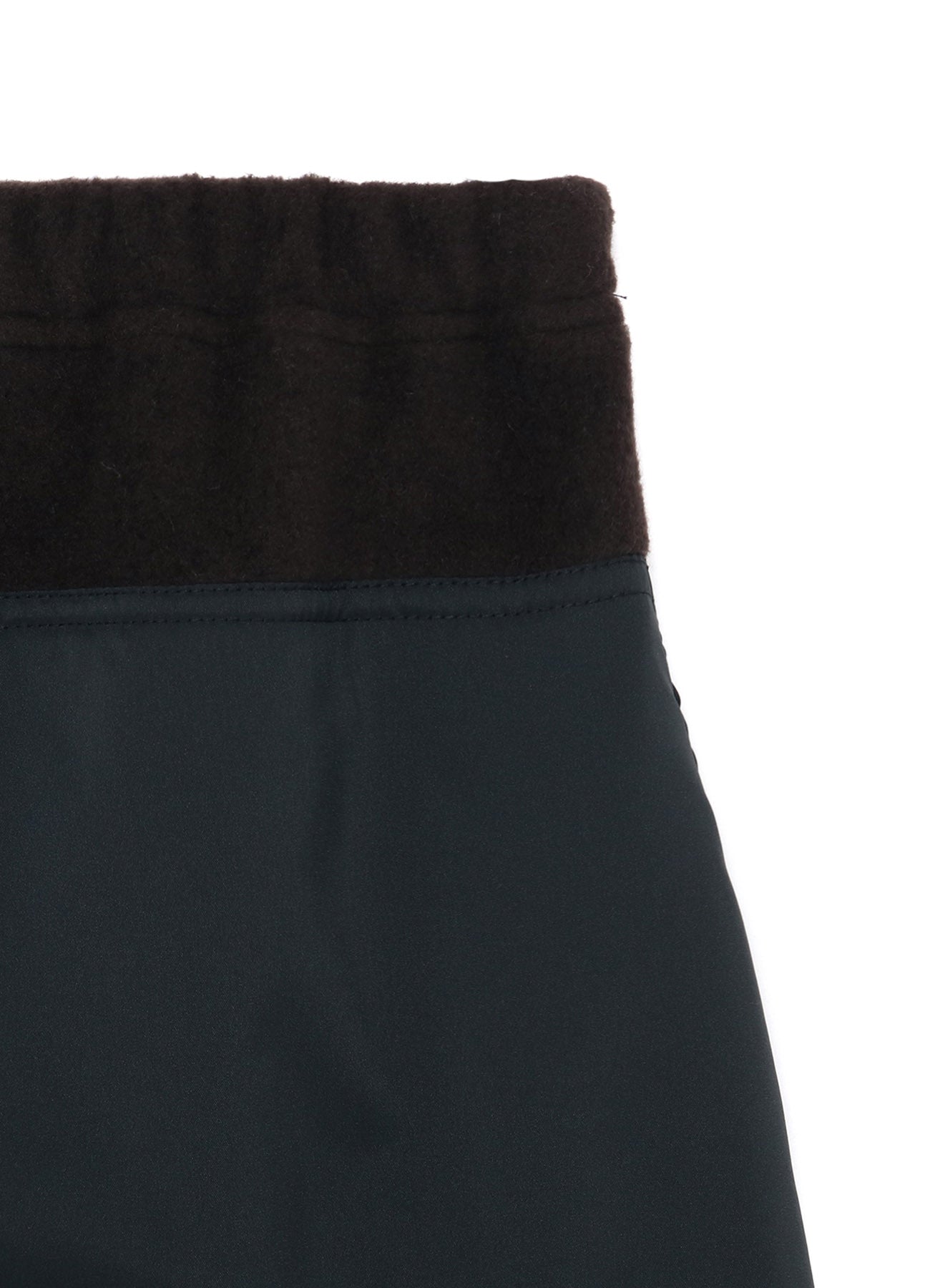 STRETCH TAFFETA + FLEECE SKIRT