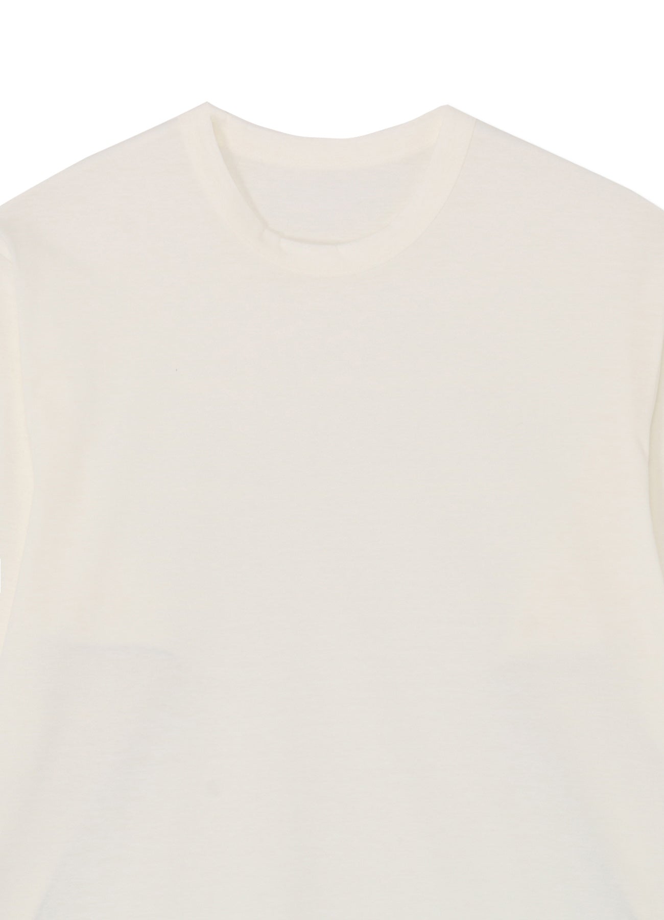 30/1 ORGANIC COTTON JERSEY CREW NECK SHIRT (L)