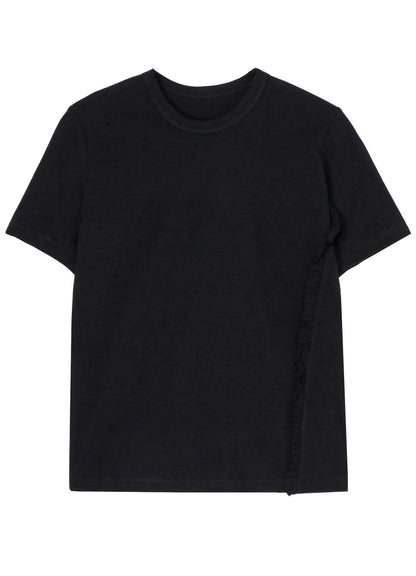 COTTON JERSEY FRILL T-SHIRTS