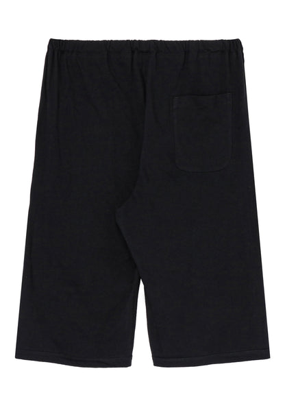 COTTON JERSEY FRILL KNEE-LENGTH PANTS