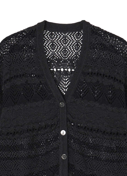 LACY KNIT CARDIGAN