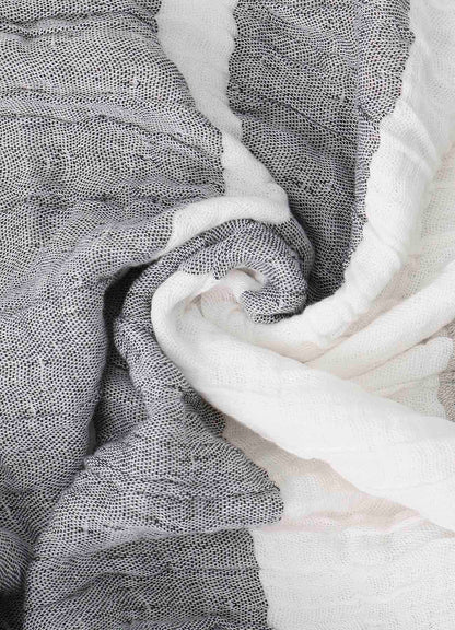 COTTON LINEN SHIRRING KET