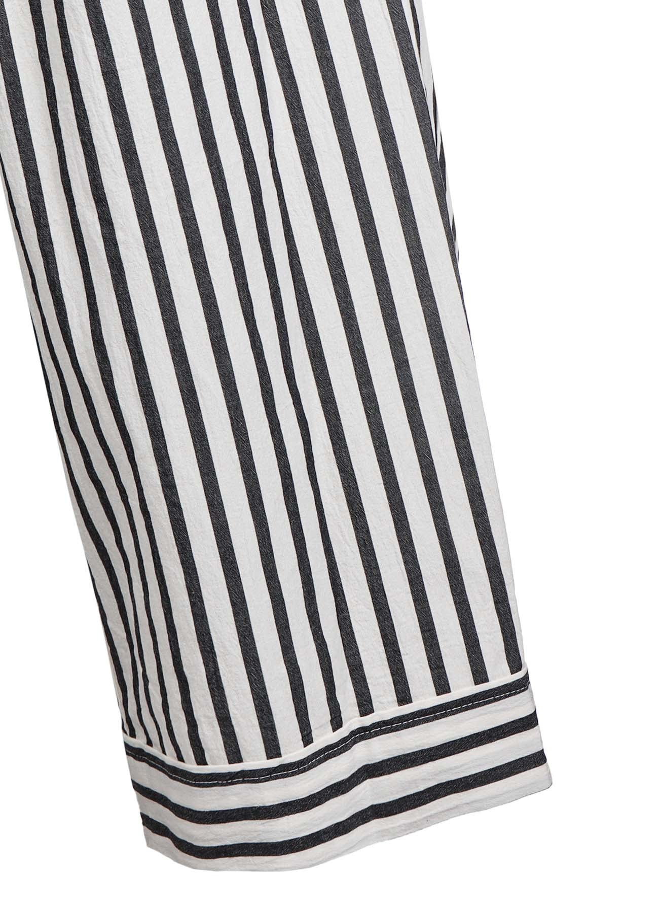 COTTON STRIPE PANTS (M)