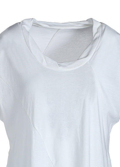 COTTON JERSEY NO SLEEVE SHIRT