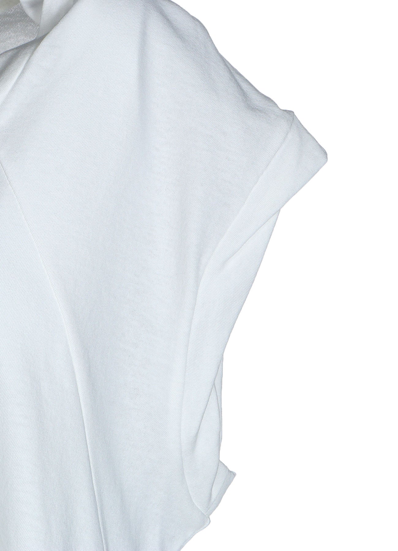 COTTON JERSEY NO SLEEVE SHIRT