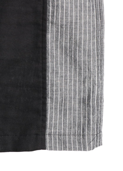GAUZE + STRIPE ONE PIECE