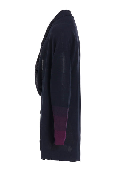 CAC KNIT GRADATION LONG CARDIGAN