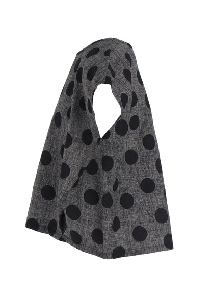 COTTON RIPPLE PRINT PULLOVER