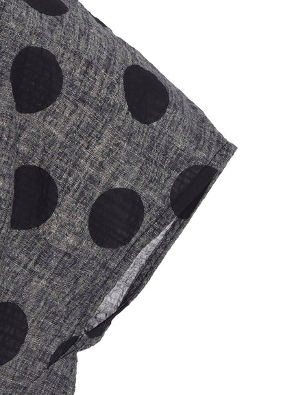 COTTON RIPPLE PRINT PULLOVER