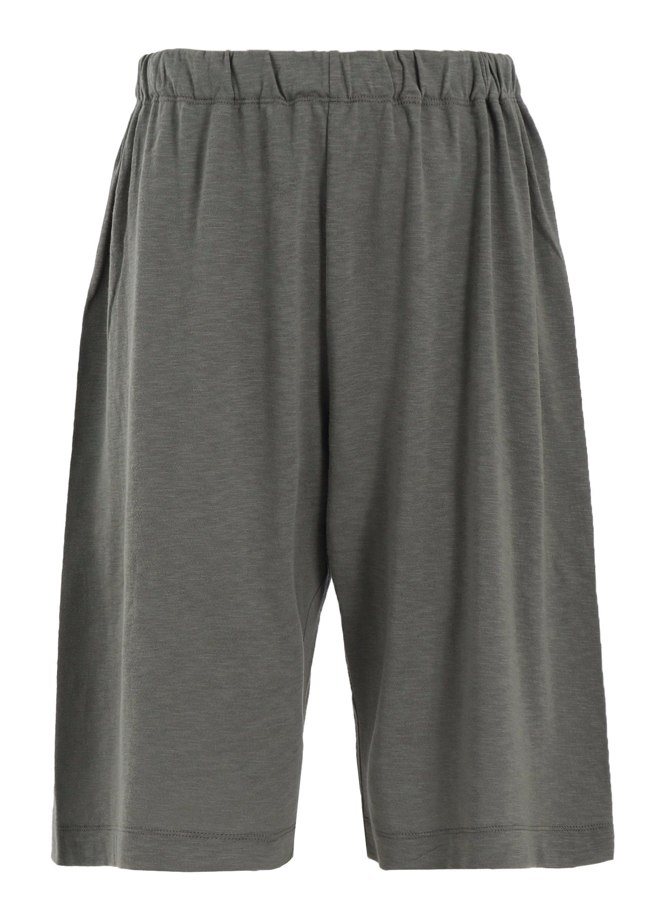 SLAB JERSEY KNEE-LENGTH PANTS