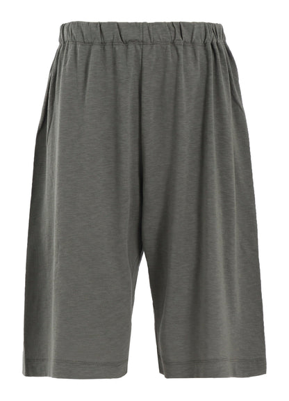 SLAB JERSEY KNEE-LENGTH PANTS