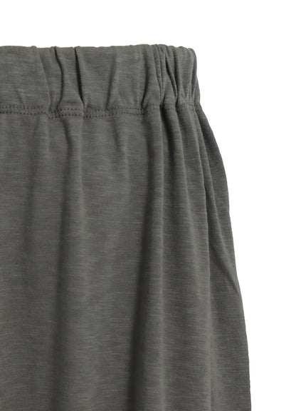 SLAB JERSEY KNEE-LENGTH PANTS
