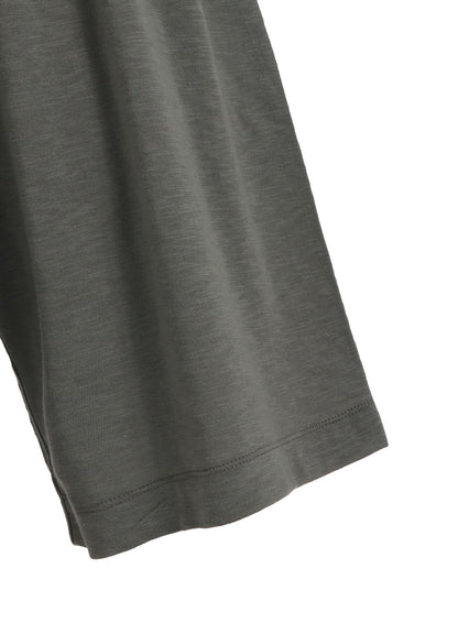 SLAB JERSEY KNEE-LENGTH PANTS