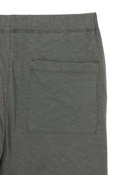 SLAB JERSEY KNEE-LENGTH PANTS