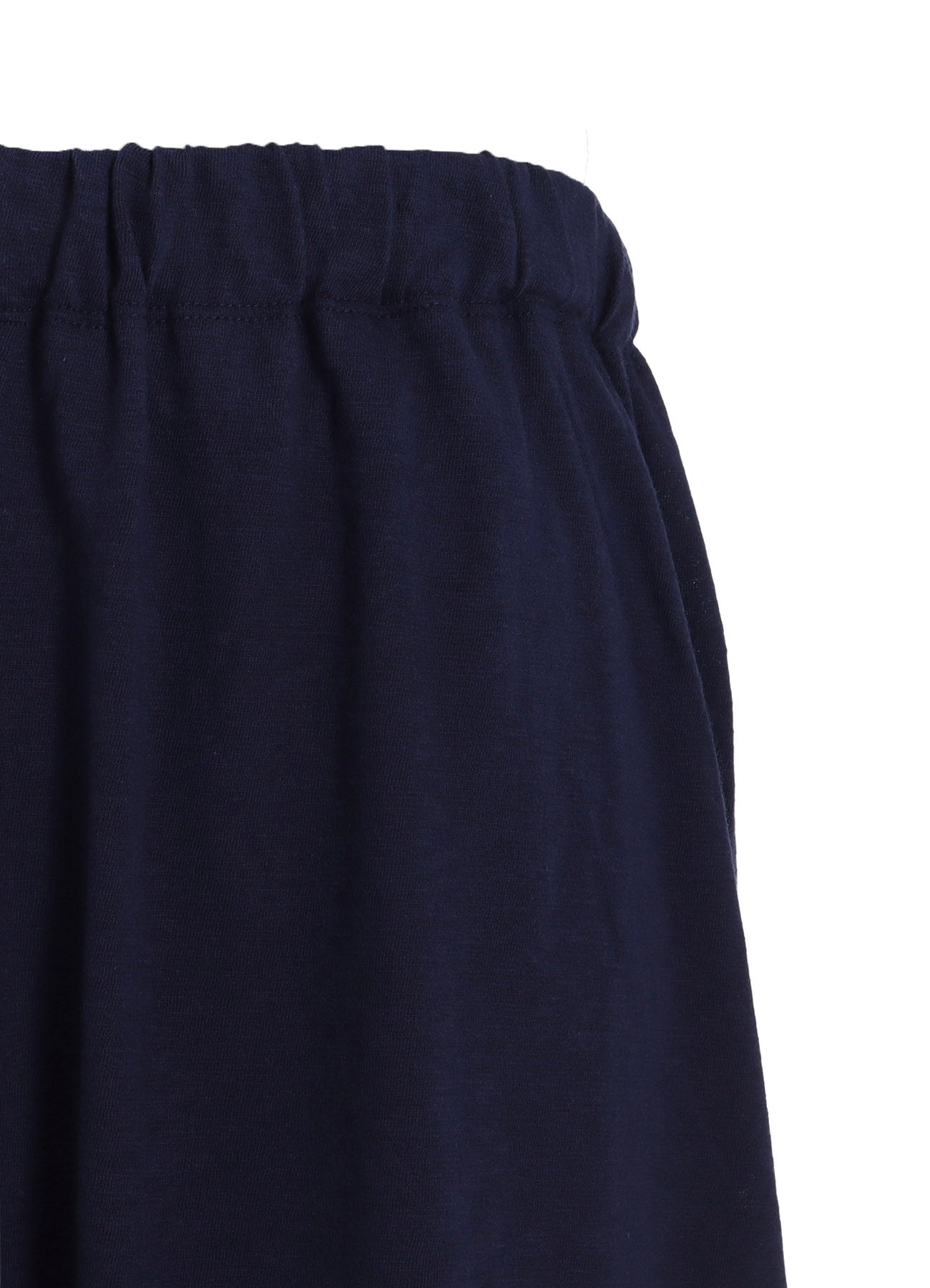 SLAB JERSEY KNEE-LENGTH PANTS