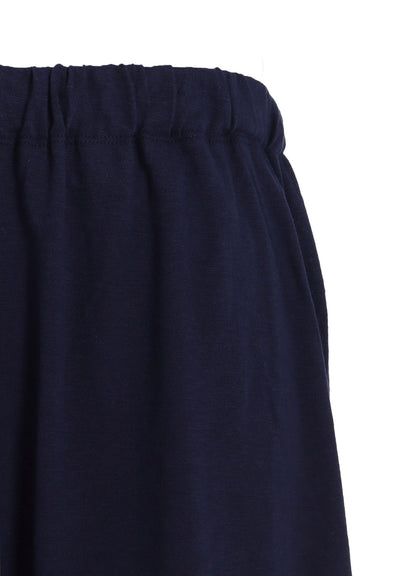 SLAB JERSEY KNEE-LENGTH PANTS