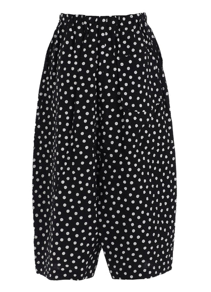 COTTON RIPPLE DOT PRINT PENGUIN PANTS