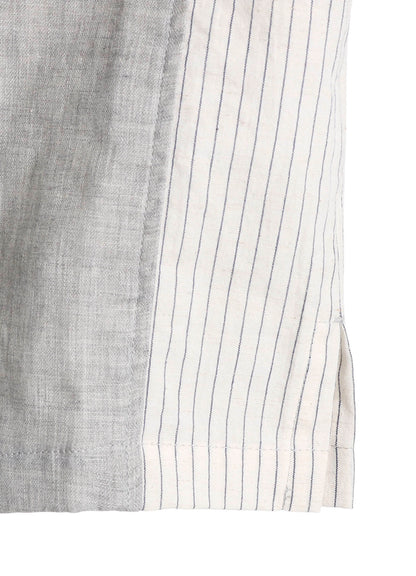 GAUZE + STRIPE SHIRT (L)