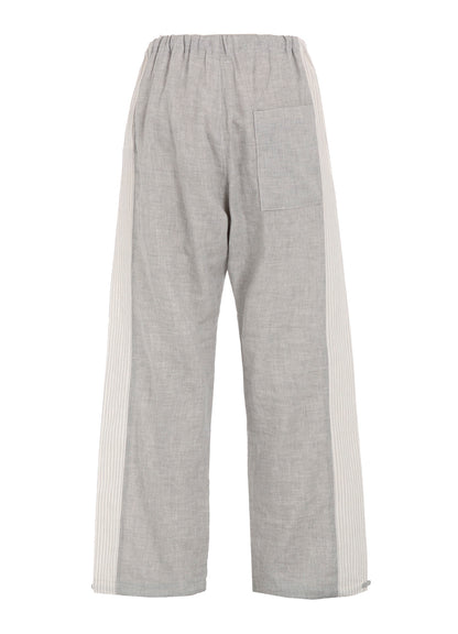 GAUZE + STRIPE PANTS (M)