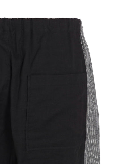 GAUZE + STRIPE PANTS (M)