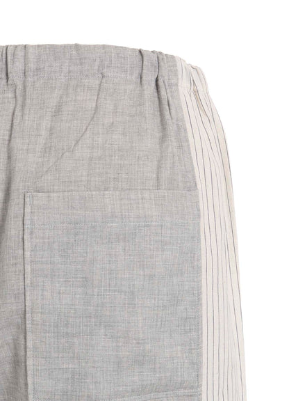 GAUZE + STRIPE PANTS (L)