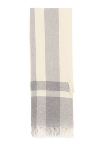 FULLING WOOL PLAID SHAWL