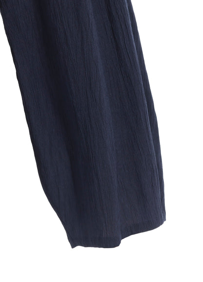 PLAID CREPE WASHER PANTS