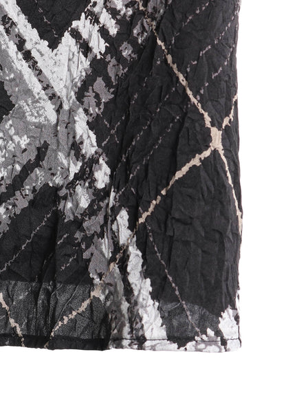 WASHER BIAS PLAID PRINT JUMPER DRESS