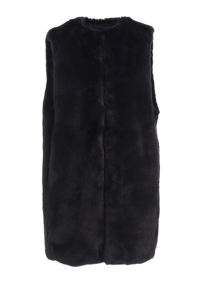 ECO FUR LONG VEST