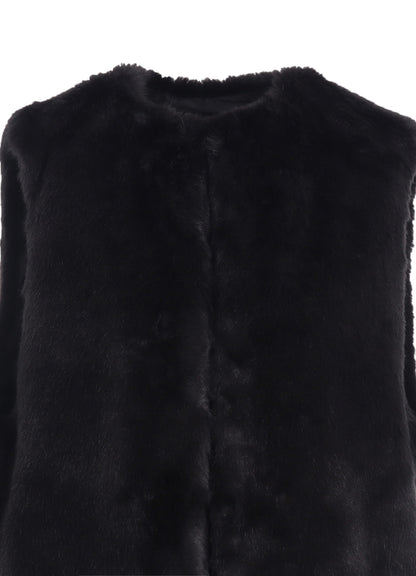 ECO FUR LONG VEST