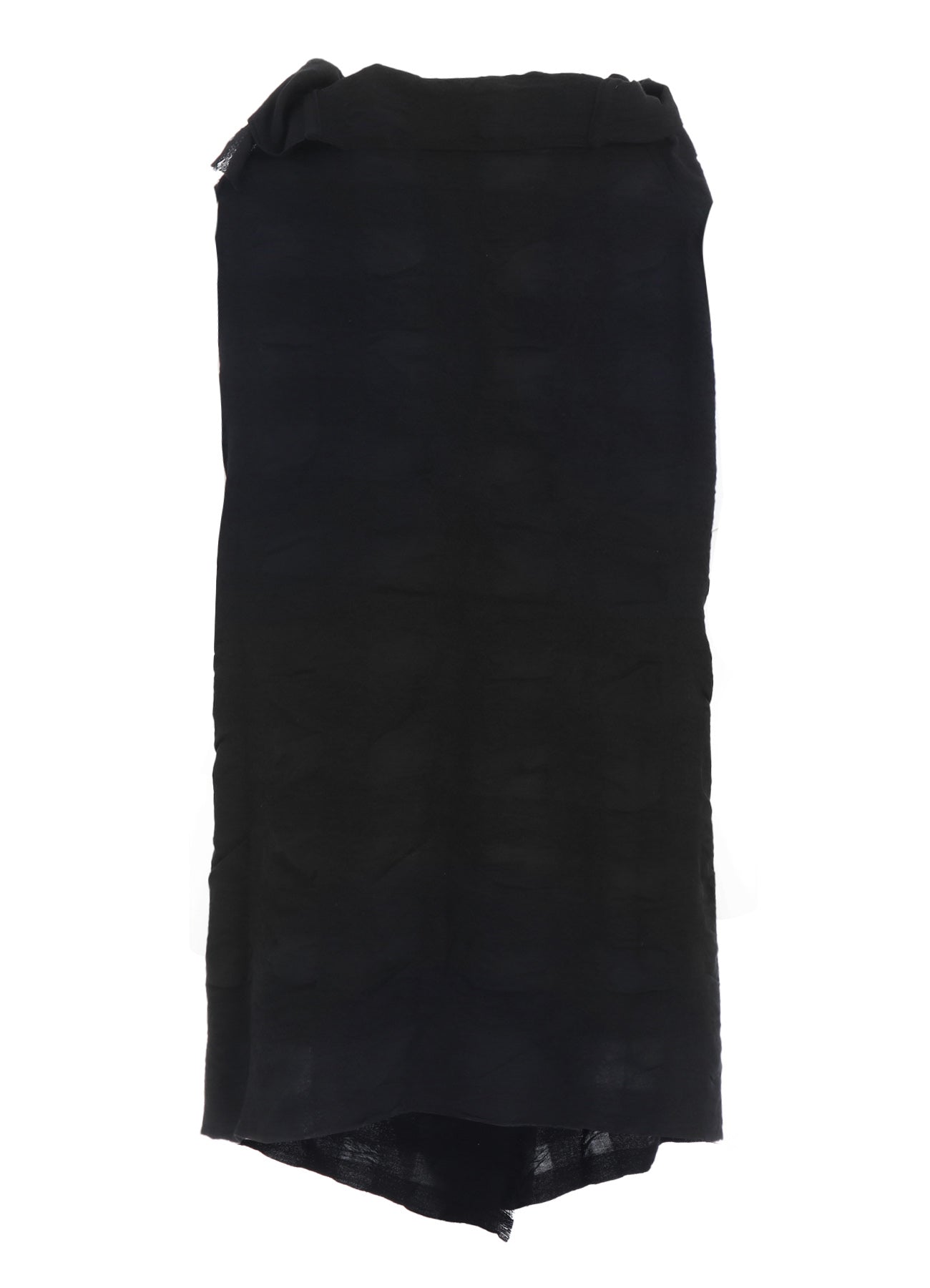 COTTON WOOL SHIRRING SHAWL VEST