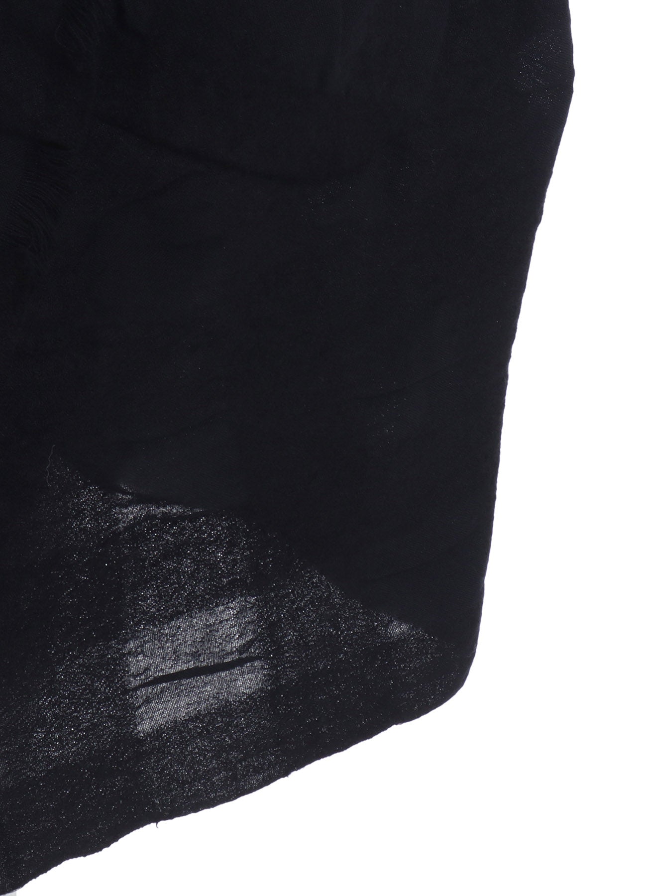 COTTON WOOL SHIRRING SHAWL VEST