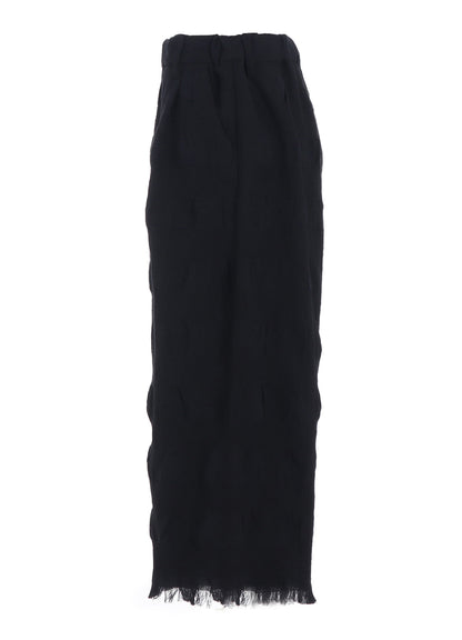 COTTON WOOL SHIRRING SAROUEL PANTS