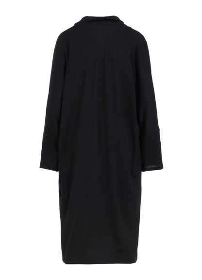 WASHABLE WOOL JERSEY LONG CARDIGAN