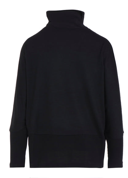 WASHABLE WOOL JERSEY PULLOVER