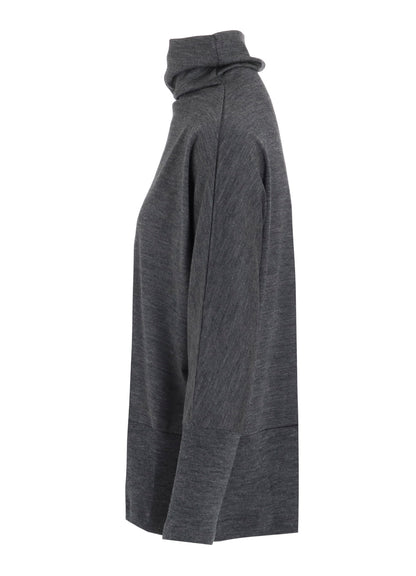 WASHABLE WOOL JERSEY PULLOVER