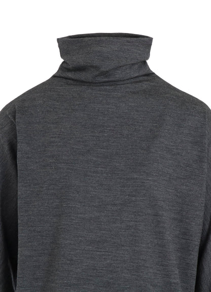 WASHABLE WOOL JERSEY PULLOVER